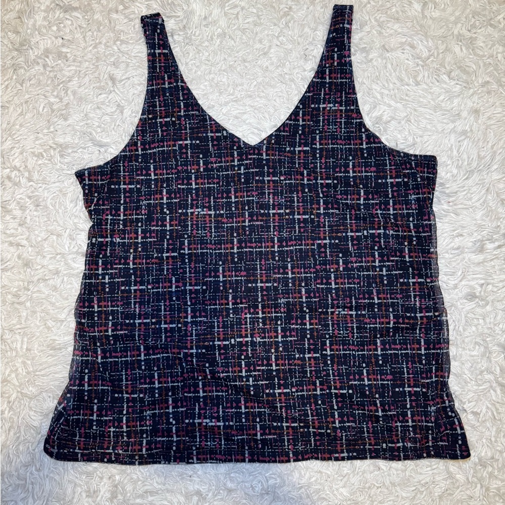 Chico's Multicolor Button-Down Blouse With Matchi… - image 2